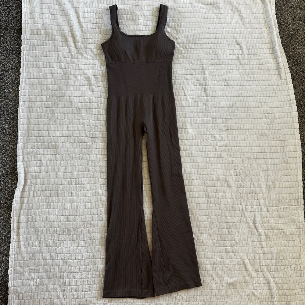Brown Sleeveless Jumpsuit women’s medium